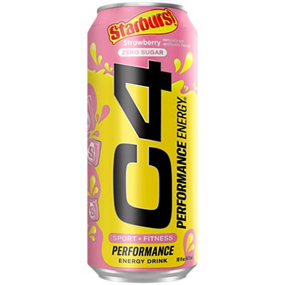 Cellucor C4 STARBURST Strawberry Energy Drink: Sugar-free, no artificial colors , 355ML