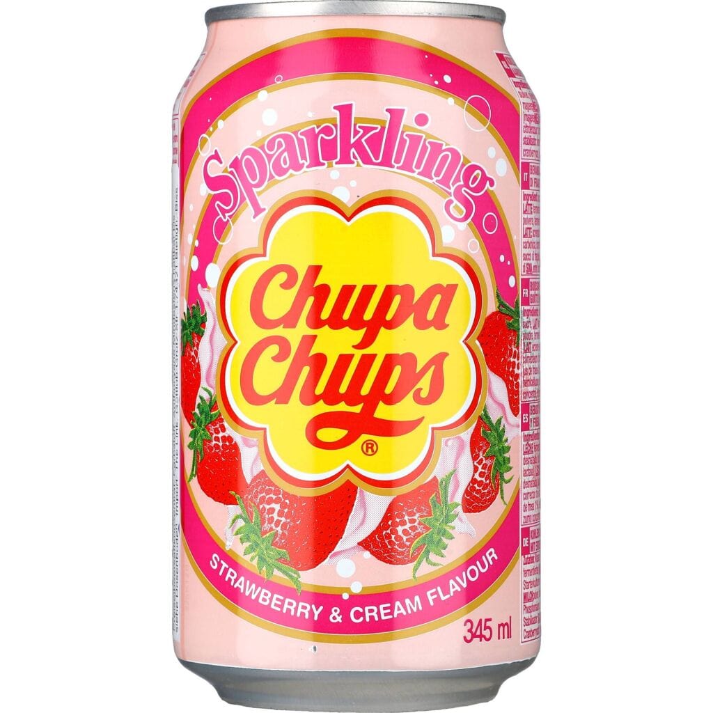 Chupa Chups Spakling Srewberry & Cream Flavour