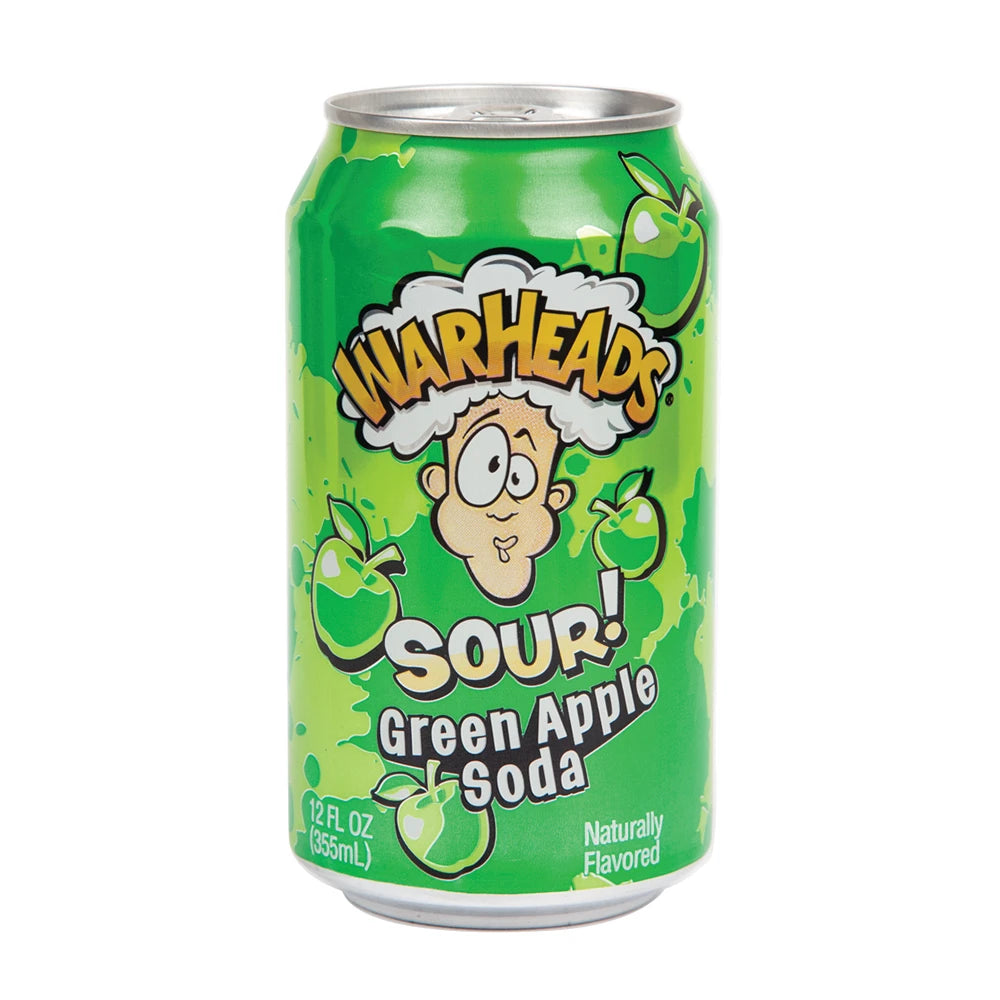 Warheads Sour - Green Apple Soda