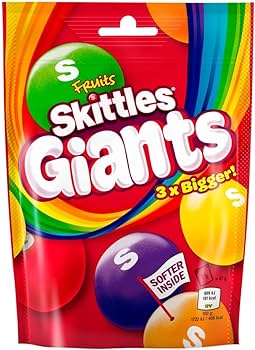 Skittles Giants Fruit Sweets 141g