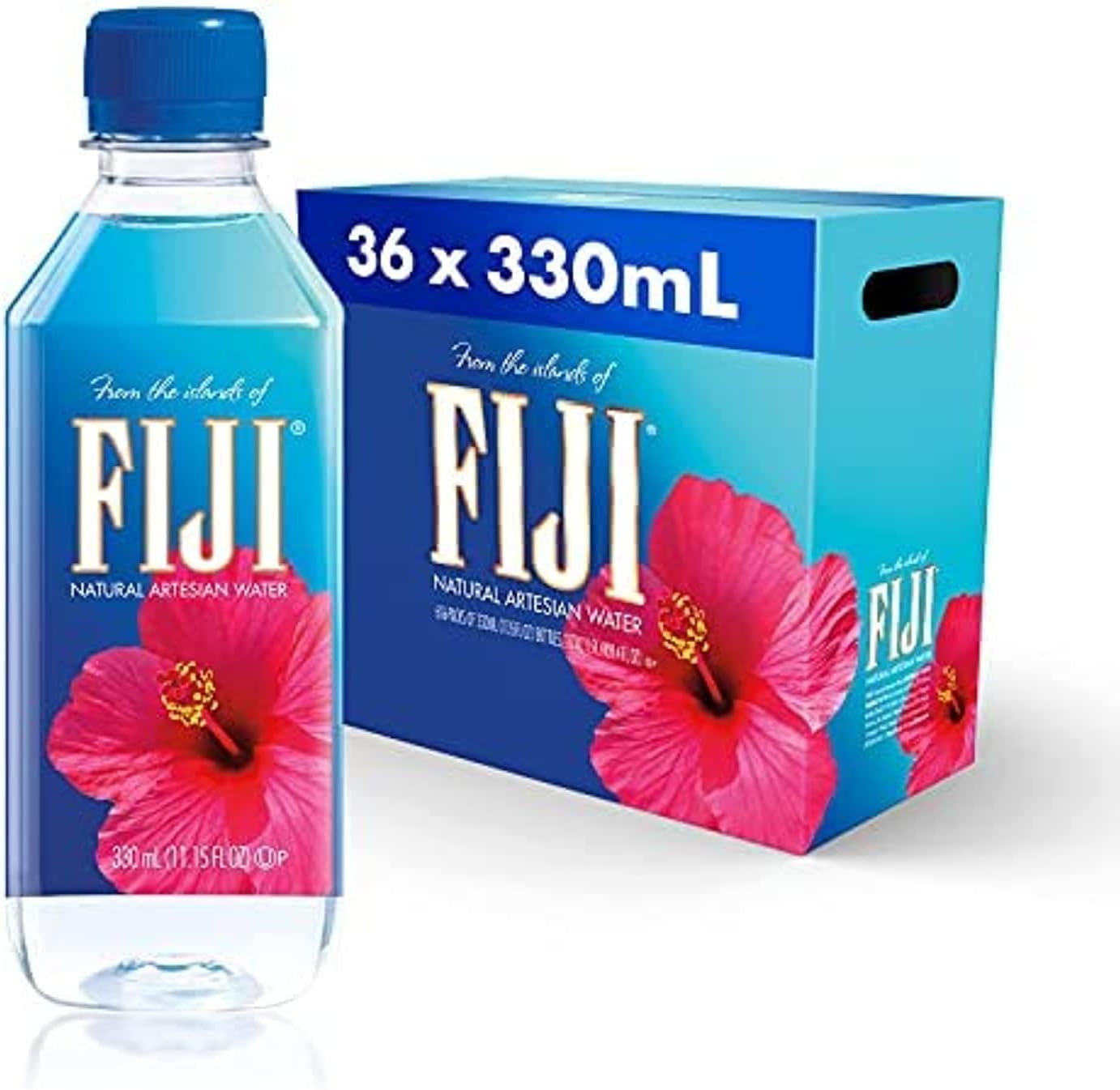 Fiji Natural Artesian Water, 330 ml, Pack Of 36