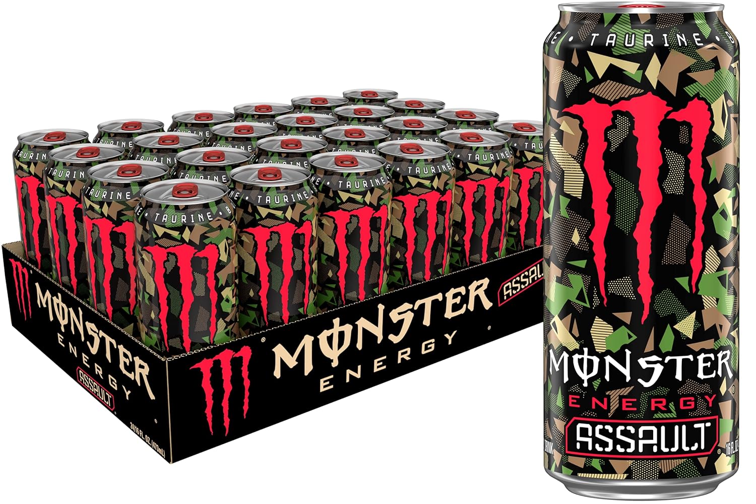 [Pack of 24] Monster Assault - 500ml