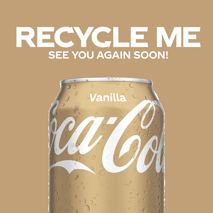 Coca Cola Vanilla Soda, 355ml