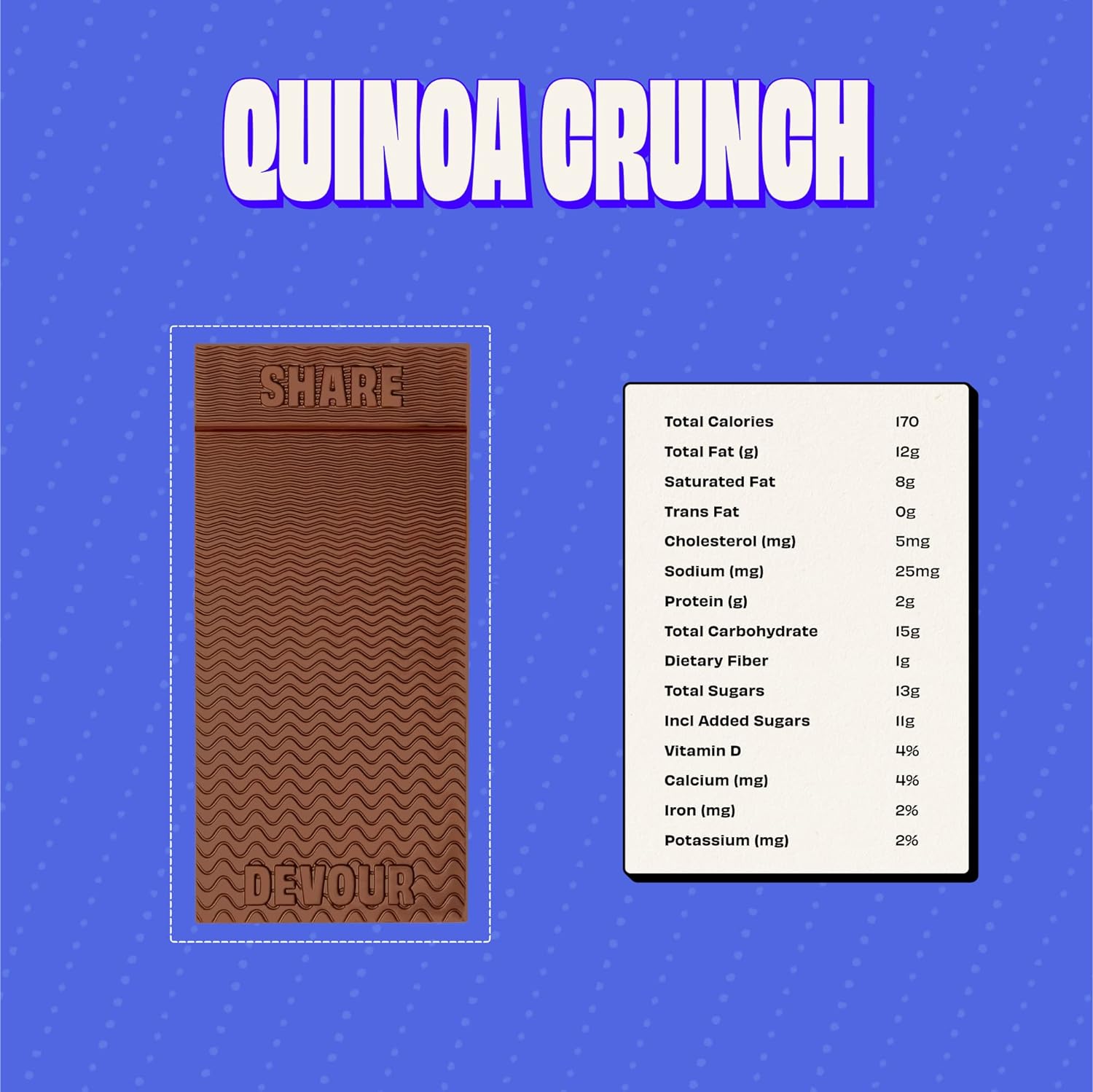 Feastables MrBeast Quinoa Crunch Chocolate Bars - Made with Organic Cocoa