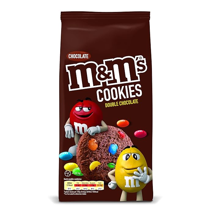 M & M MARS Double Chocolate Cookies, 180 g