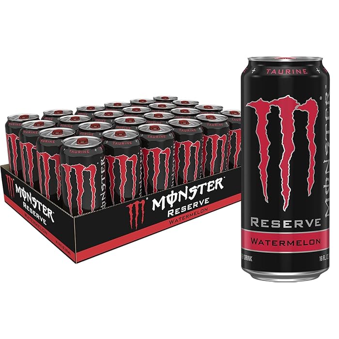 [24 Pack] Monster Energy Reserve Watermelon, 500 ml