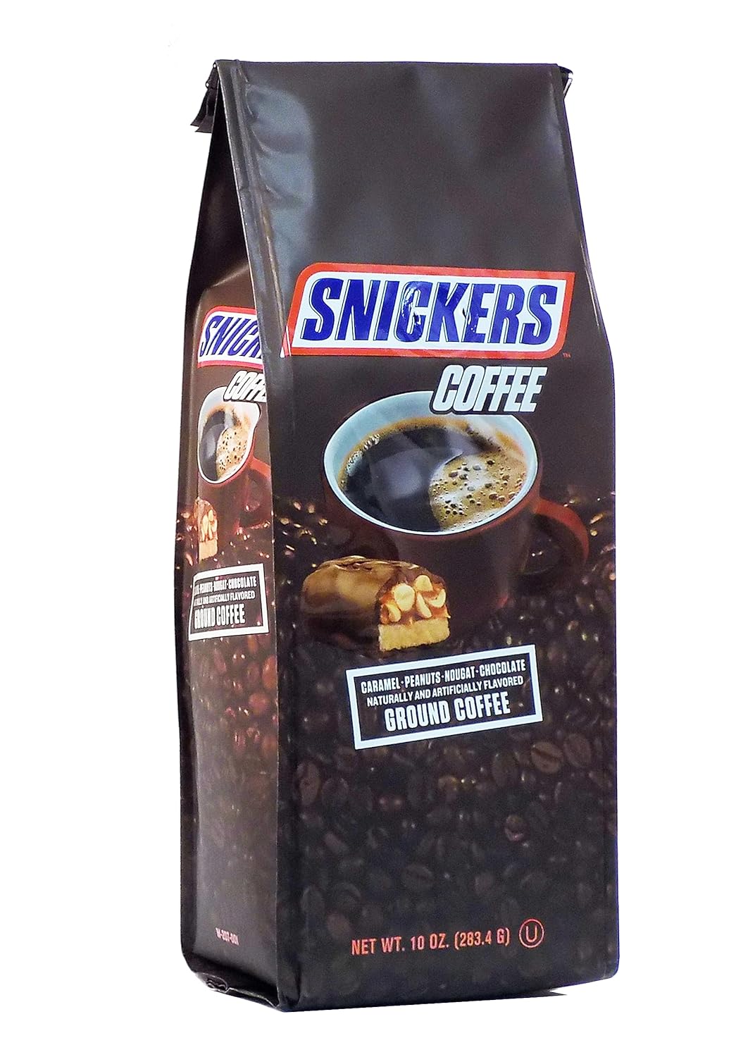 Snickers Caramel Peanut Nougat & Chocolate Flavored Ground Coffee - 283.4g