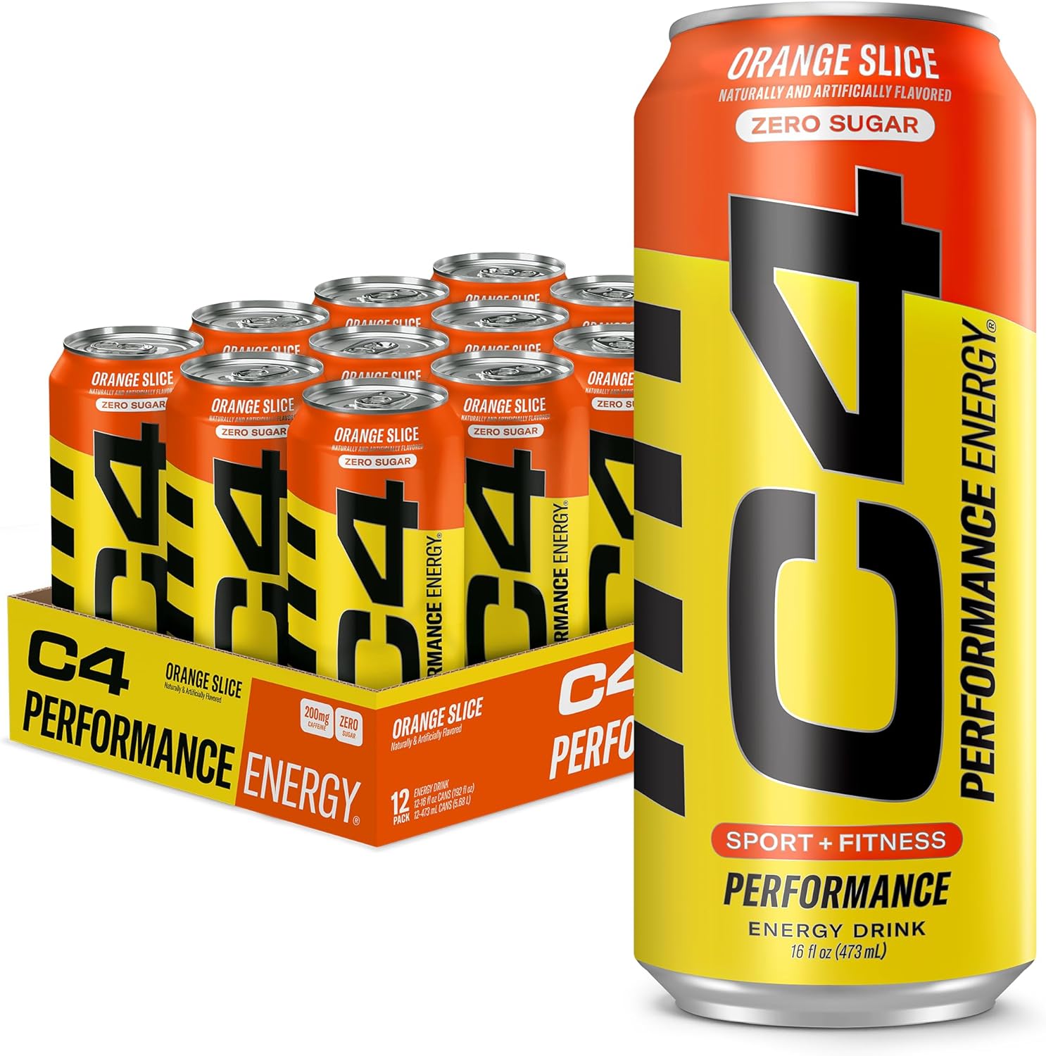 Cellucor C4 Energy Drink, Orange Slice - 500 ml