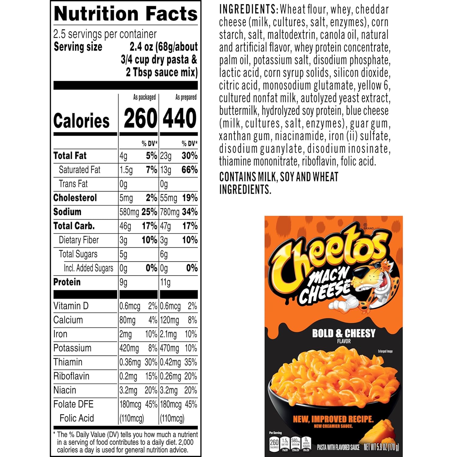 Cheetos Mac 'N Cheese Bold & Cheesy, 5.9 Oz