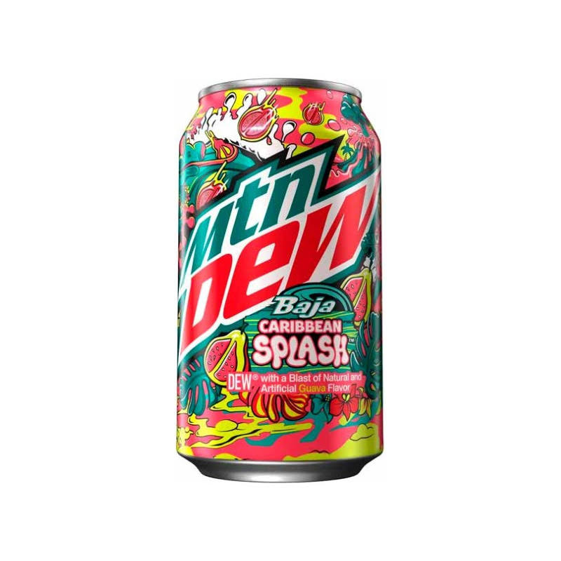 Mountain Dew Baja Caribbean Splash - 355ML