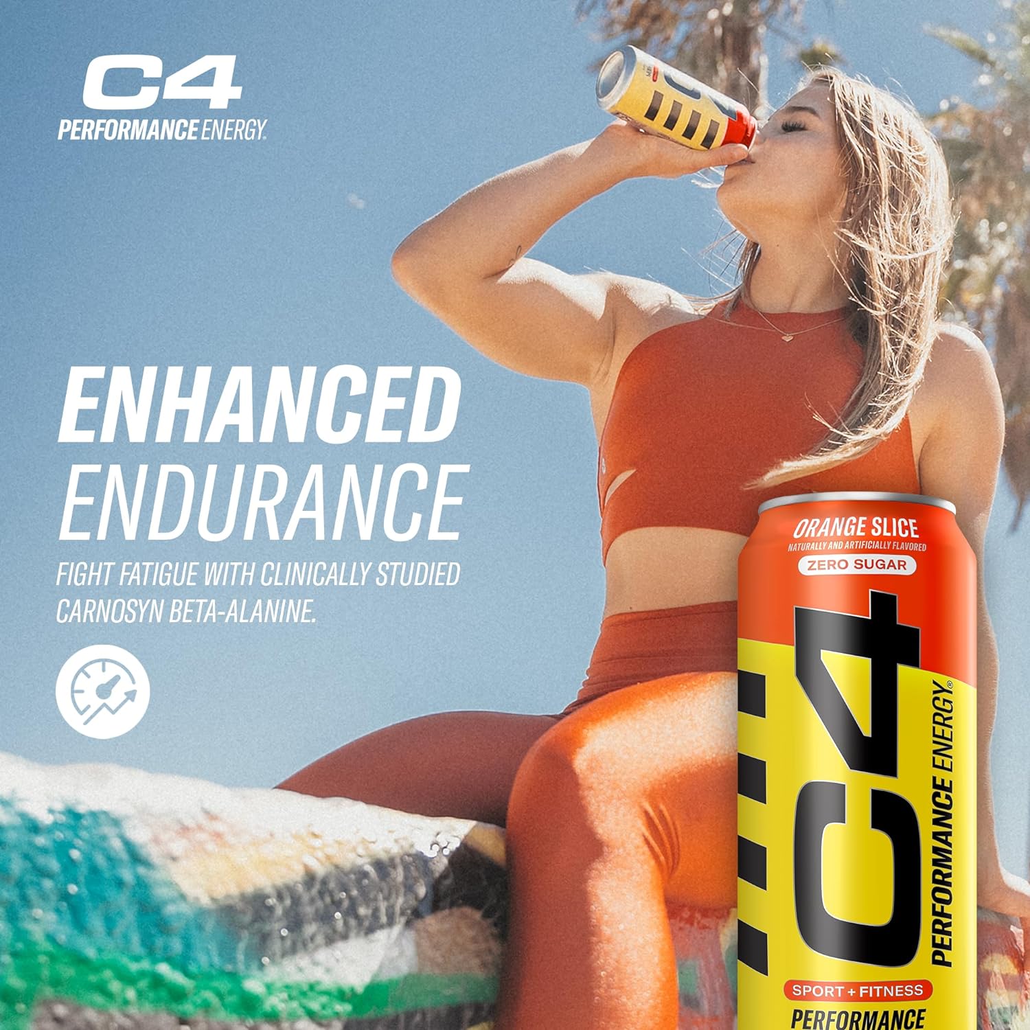 Cellucor C4 Energy Drink, Orange Slice - 500 ml