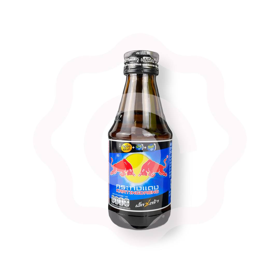 [Pack of 24] Energy drink Red Bull Krating daeng Extra Sinc 145 ml (Thailand)