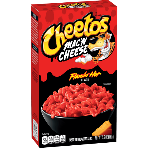 Cheetos Flamin Hot Mac'N Cheese Pasta