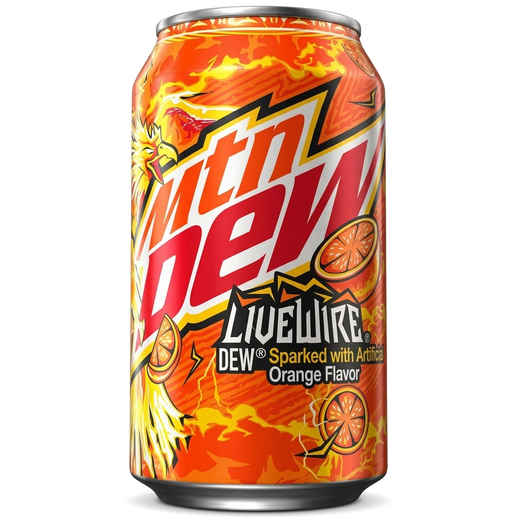 Mountain Dew LiveWire – Sparked Orange (US Import)