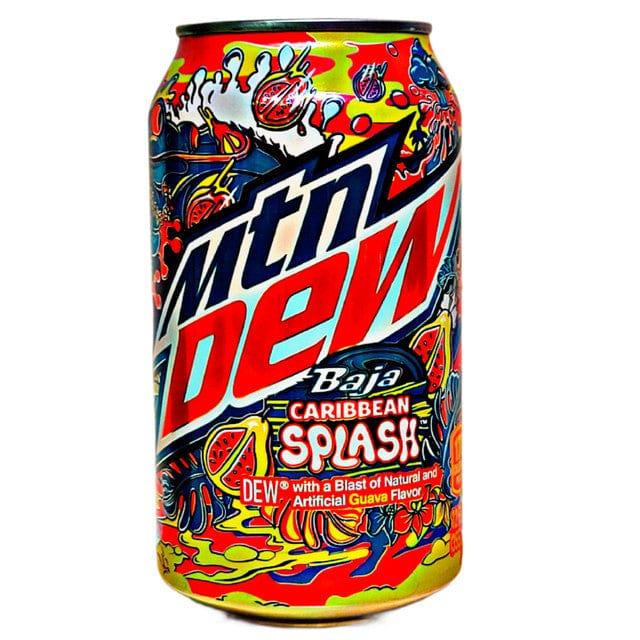 Mountain Dew Baja Caribbean Splash Can - 355ML