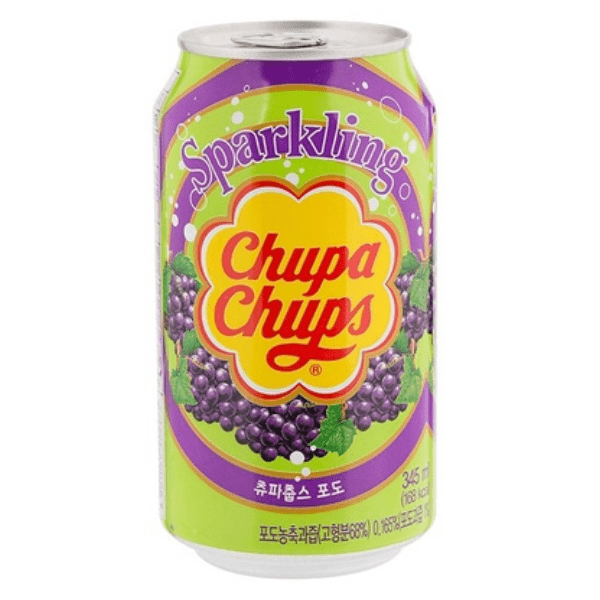 Chupa Chups Grape Sparkling Soda 345ml