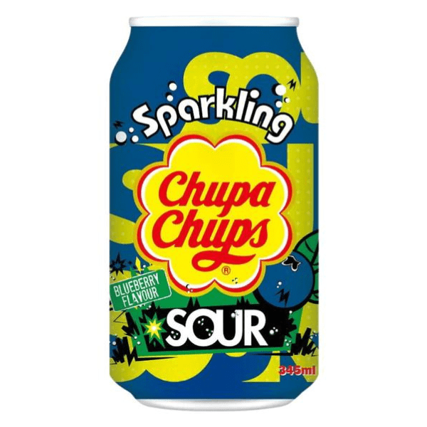 Chupa Chups Sour Blue Berry Drink (345ml)