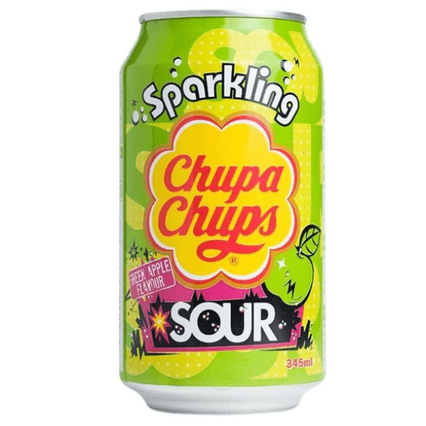 Chupa Chups Sour Green Apple Drink (345ml)