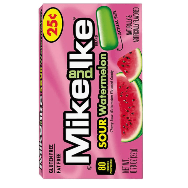 Mike and Ike Sour Watermelon (Pack of 24)