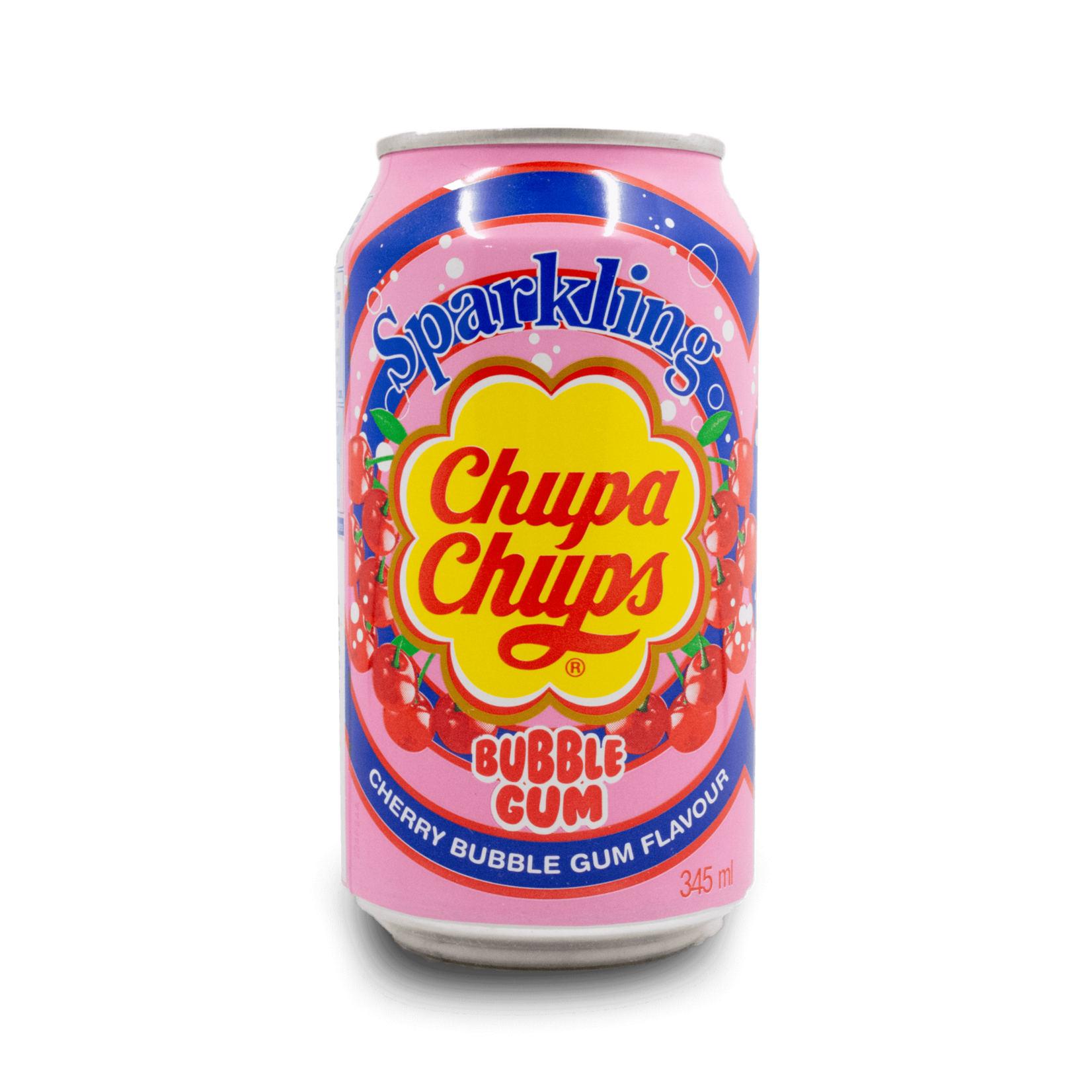 Chupa Chups" Sparkling Bubble Gum Cherry, 345 ml