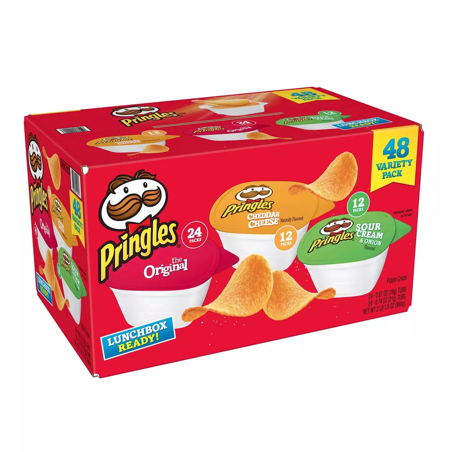 USA IMPORT - Pringles Snacks Stacks Variety Pack Chips, 48 pk.