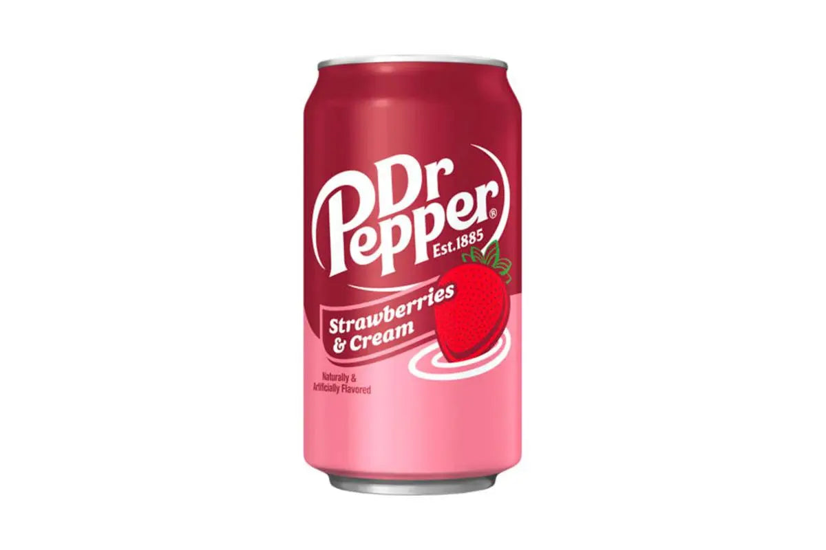 [Pack of 12] Dr Pepper Strawberries & Cream 355ml