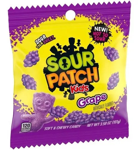 USA IMPORT - Sour Patch Kids Grape 3.58 Oz