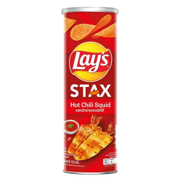 LAY'S Stax Hot Chili Squid - 100G