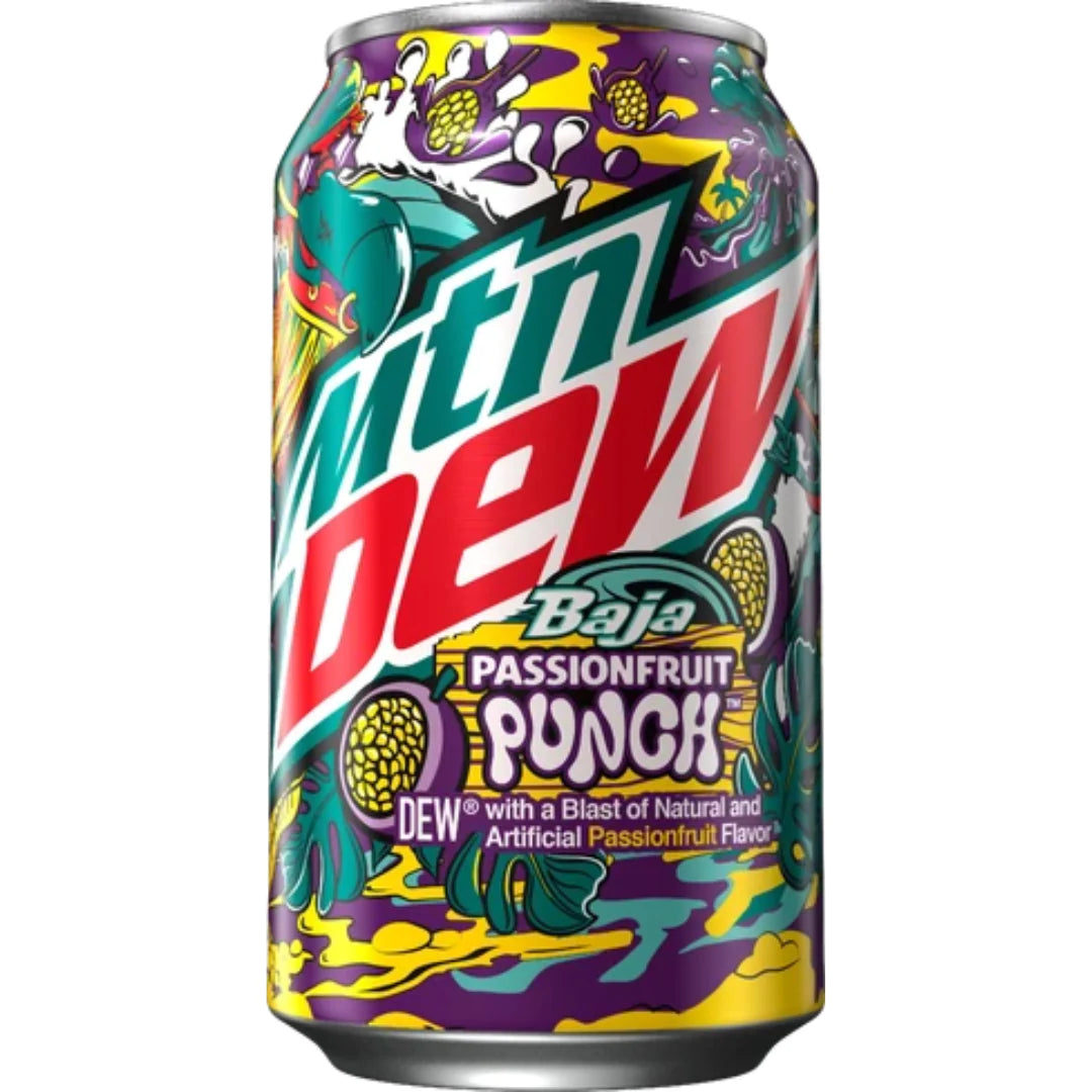 Mountain Dew Baja Passionfruit Punch - 355ML