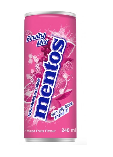 Mentos Fruit Mix Non-Sparkling Drink with Jelly 240ml