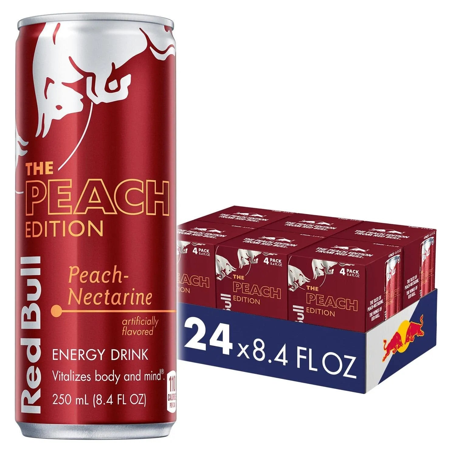 Red Bull Peach Edition Energy Drink, 250 ml